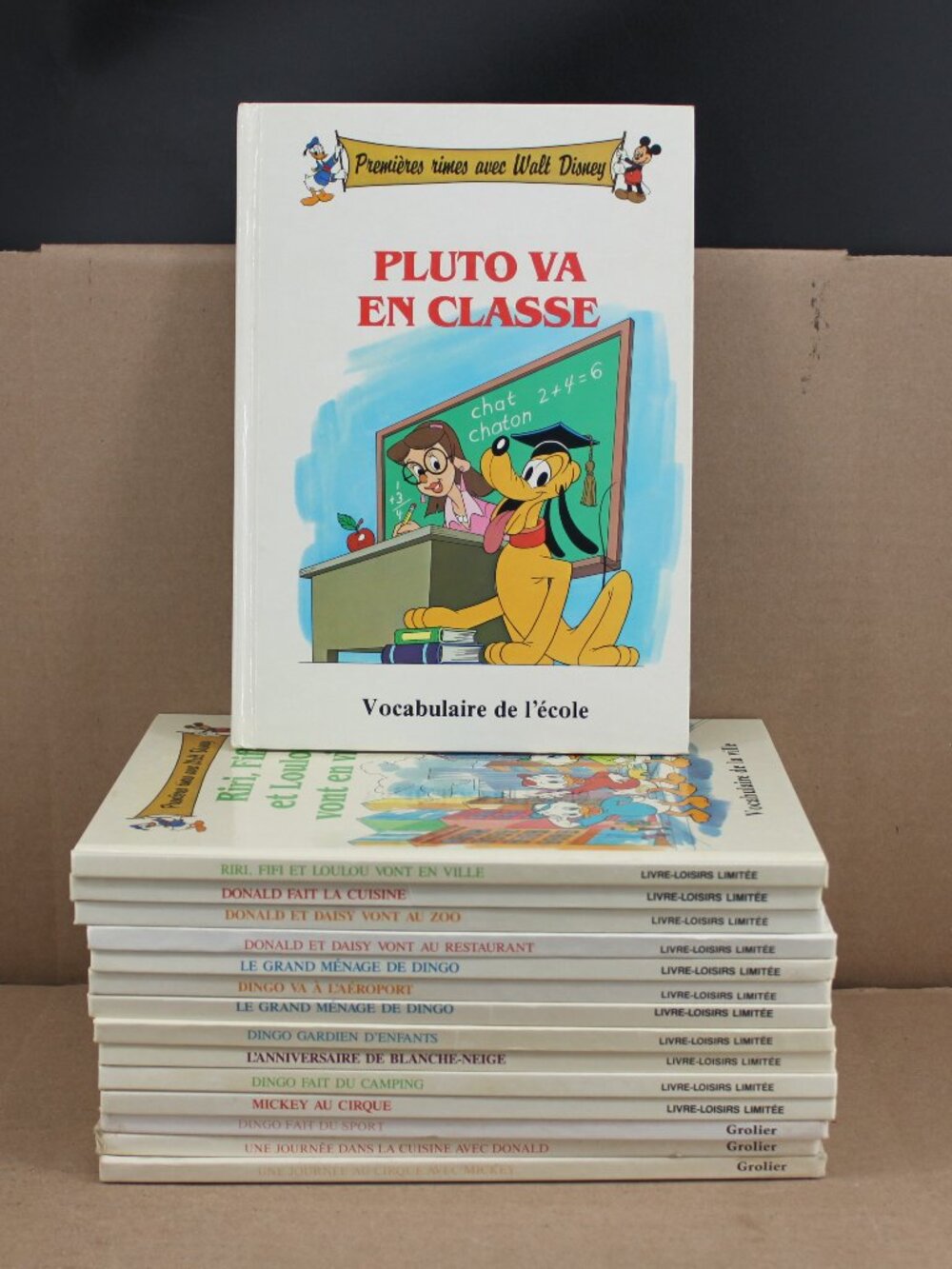 Lot 14 Livres Premières Rimes Avec Walt Disney Enfants Children French